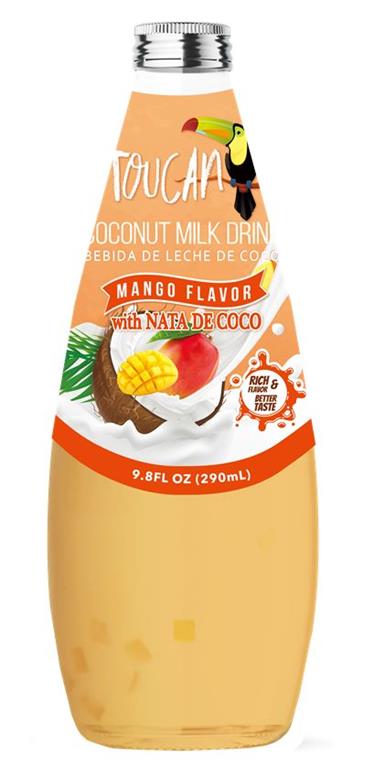 TOUCAN COCONUT MILK DRINK WITH NATA DE COCO (MANGO)