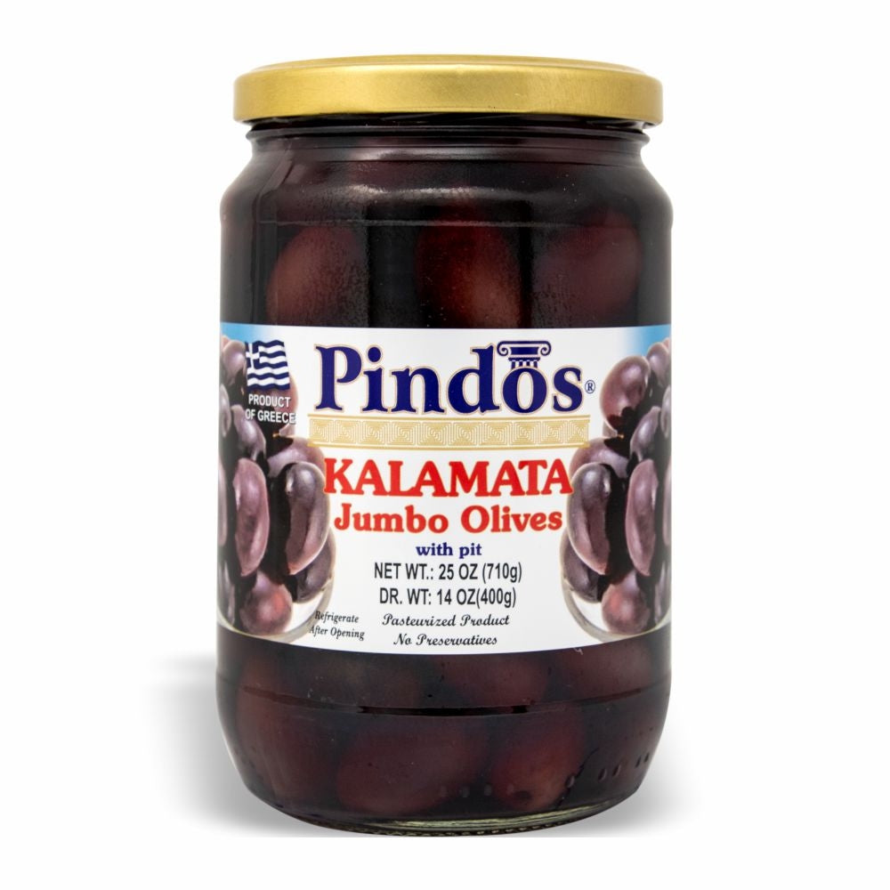 PINDOS KALAMATA JUMBO OLIVE 6/400 GR