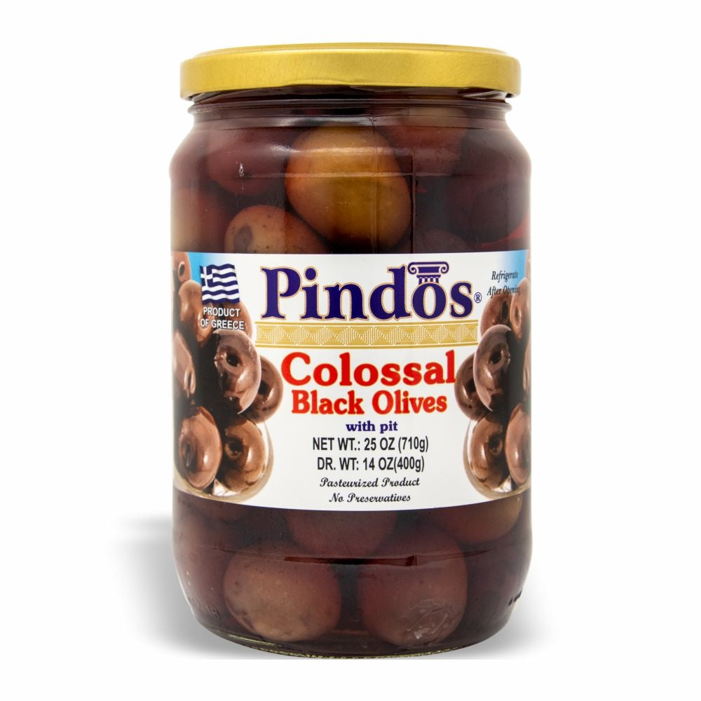 PINDOS BLACK COLOSSAL OLIVE 6/400 GR