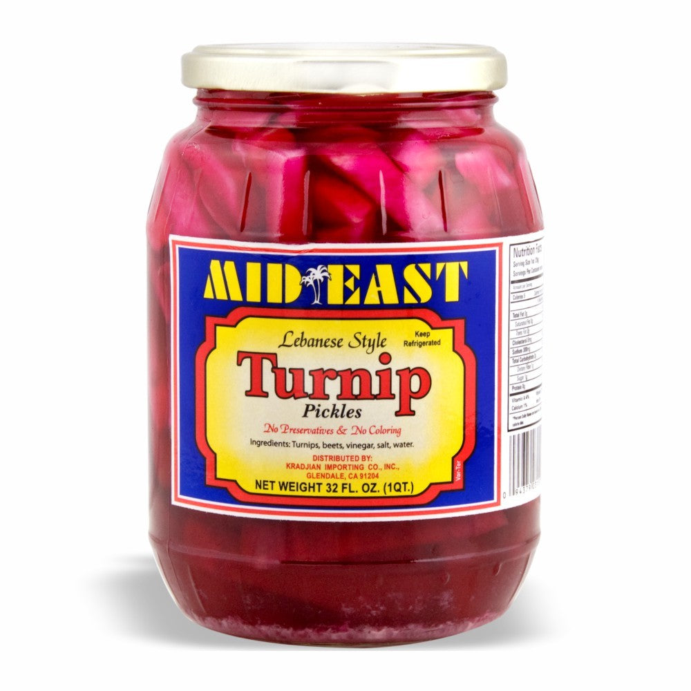 M.E. TURNIP PICKLES 12/32 OZ