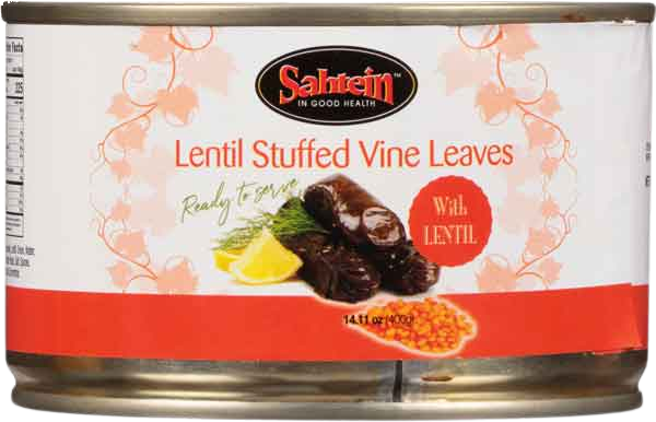 GRAPE LEAVE STUFF LENTIL 14OZ