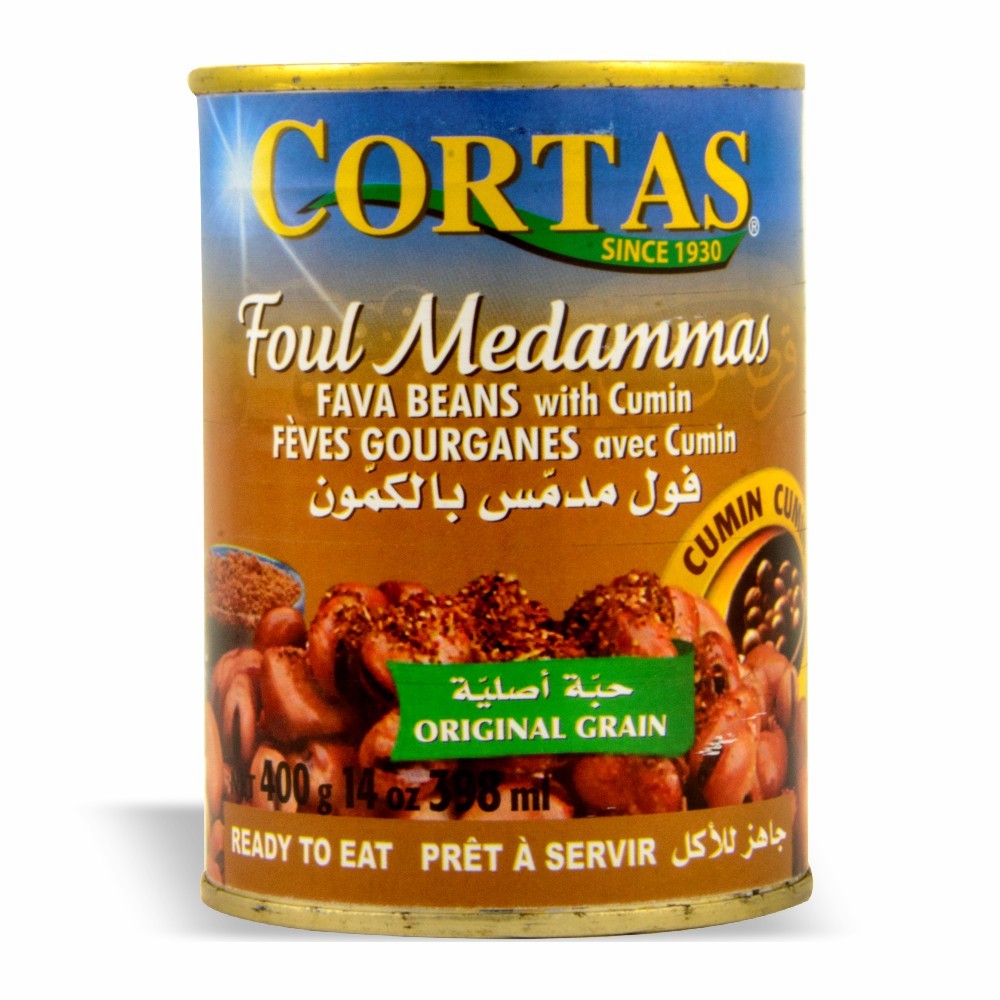 CORTAS FAVA BEANS W/CUMIN24/15 OZ