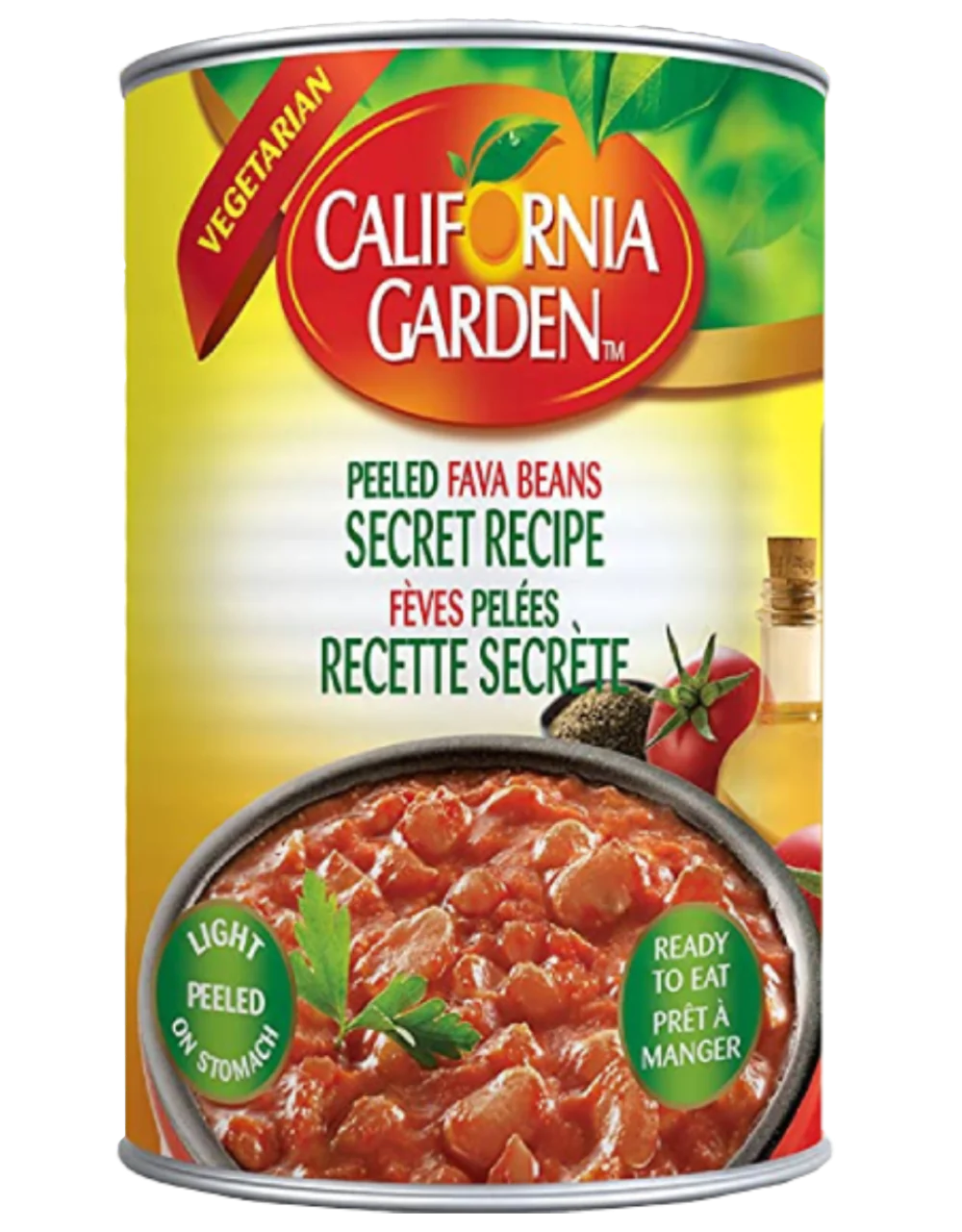 Fava Beans- Peeled Recipe "CALIFORNIA GARDEN" 16 oz