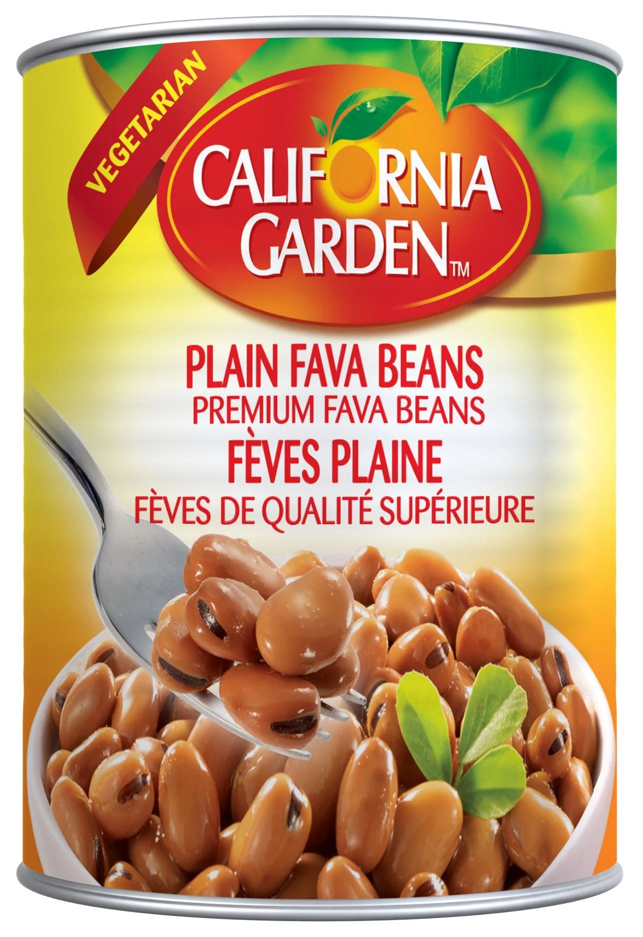 Fava Beans- Plain "CALIFORNIA GARDEN" 16 oz