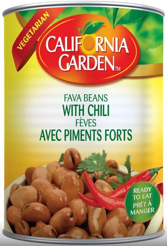 Fava Beans- Chili Recipe "CALIFORNIA GARDEN" 16 oz